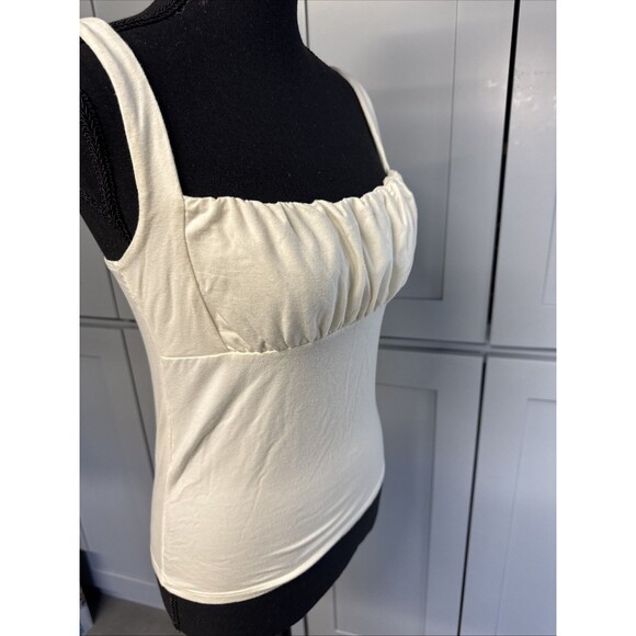 Reformation Jeans Nelly Cream‎ Camisole Tank Top Blouse Medium Cami - Picture 7 of 11